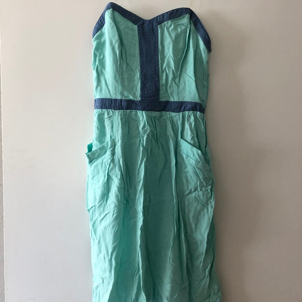 Strapless summer dress